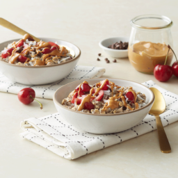 Oatmeal Power Bowl recipe made with Natural Creamy Peter Pan Peanut Butter